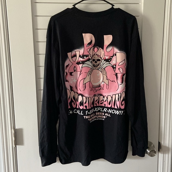 XPLR Long Sleeve Graphic NWT Tshirt Size L - Picture 1 of 5